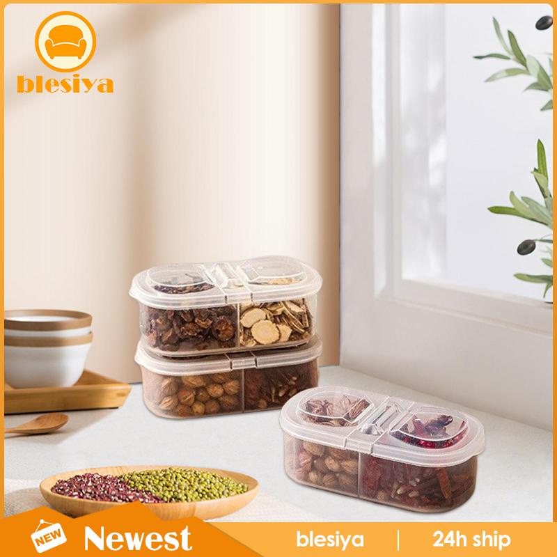 Hộp Đựng Gia Vị Khô Có Nắp Xếp Chồng Cho Nhà Bếp