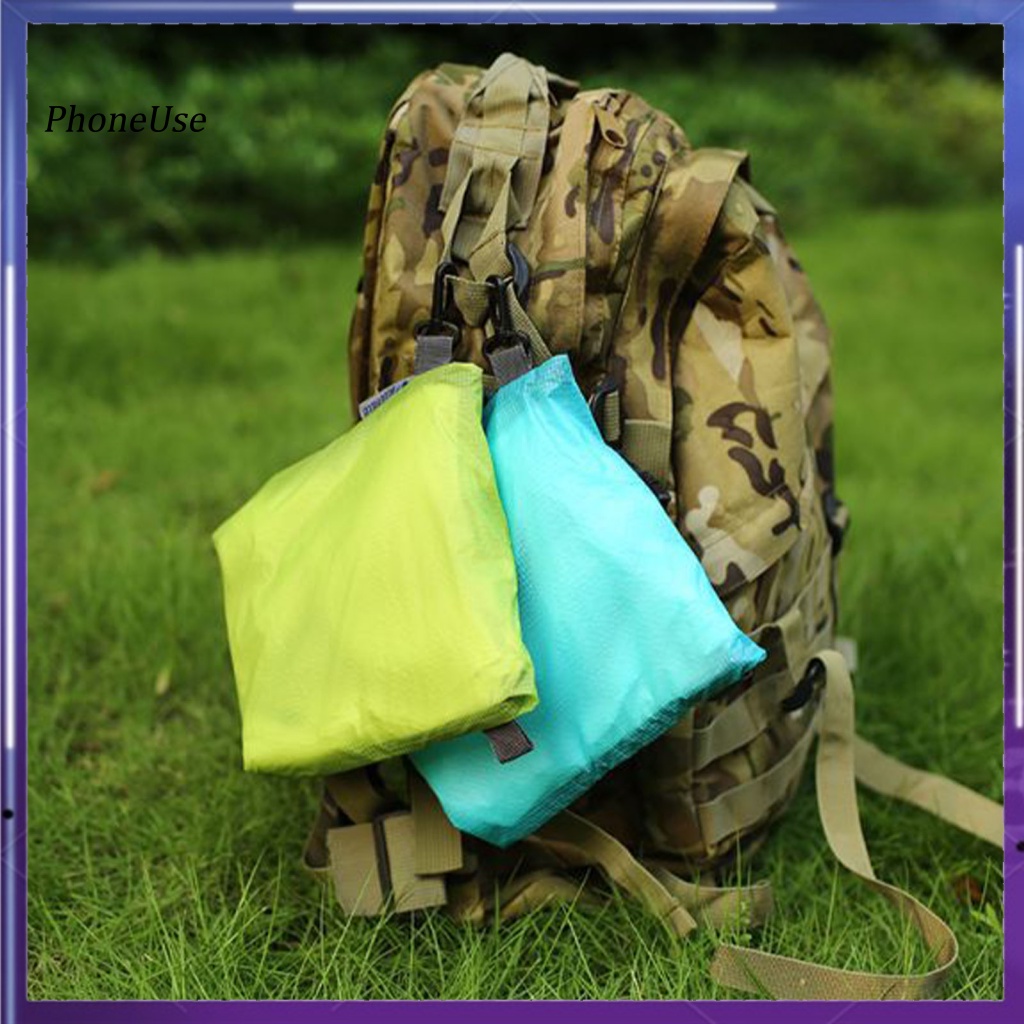 Túi Đựng Đồ Bằng PU Nylon Mịn Có Khóa Kéo Tiết Kiệm Không Gian Đa Năng Chống Thấm Nước