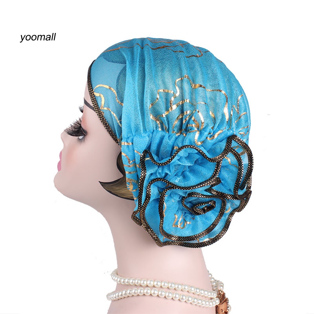 Mũ Trùm Đầu Họa Tiết Hoa Thời Trang Cho Nữ