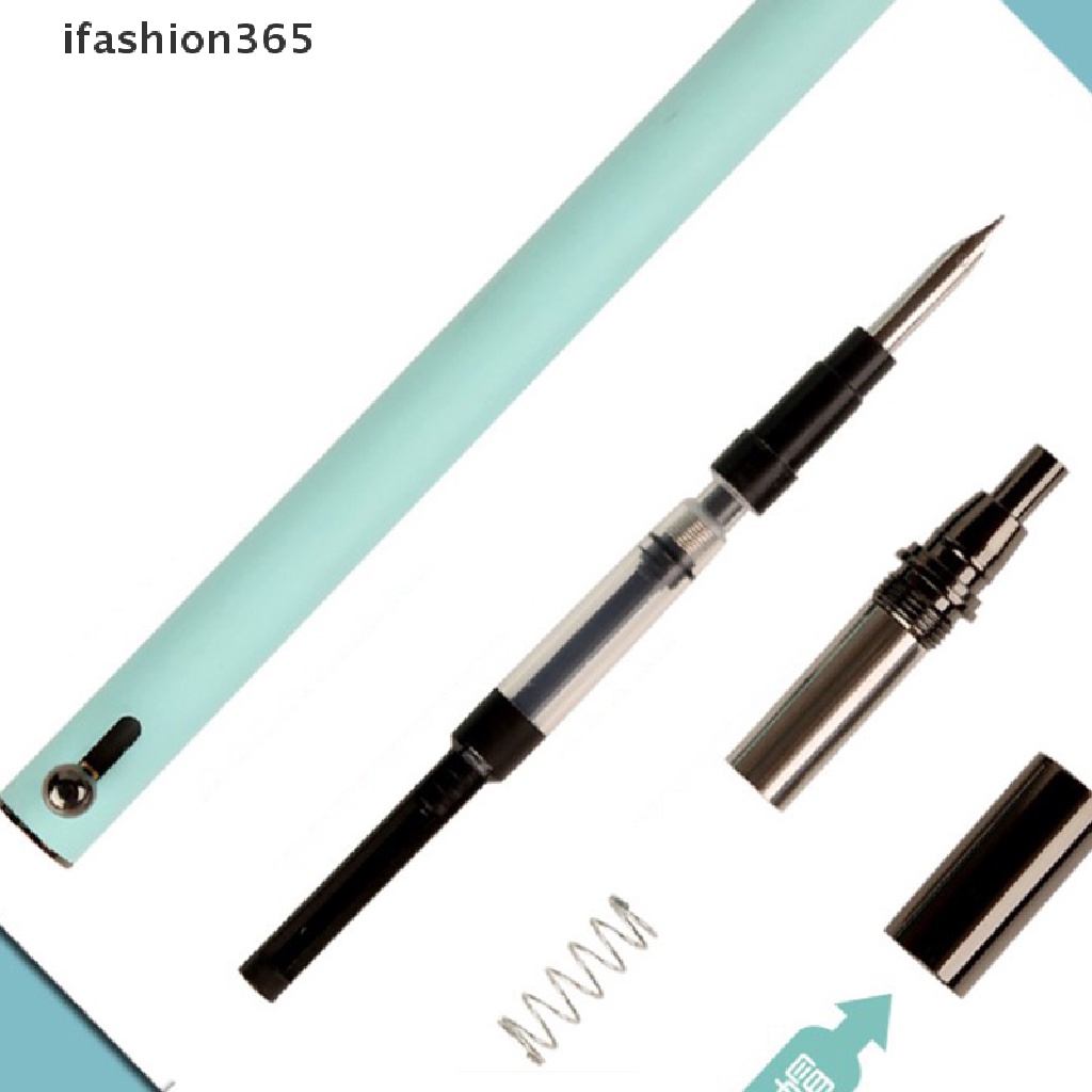 Bút Mực Dạng Nhấn Chuyển Đổi Ngòi EF ifashion365 Có Thể Thu Gọn
