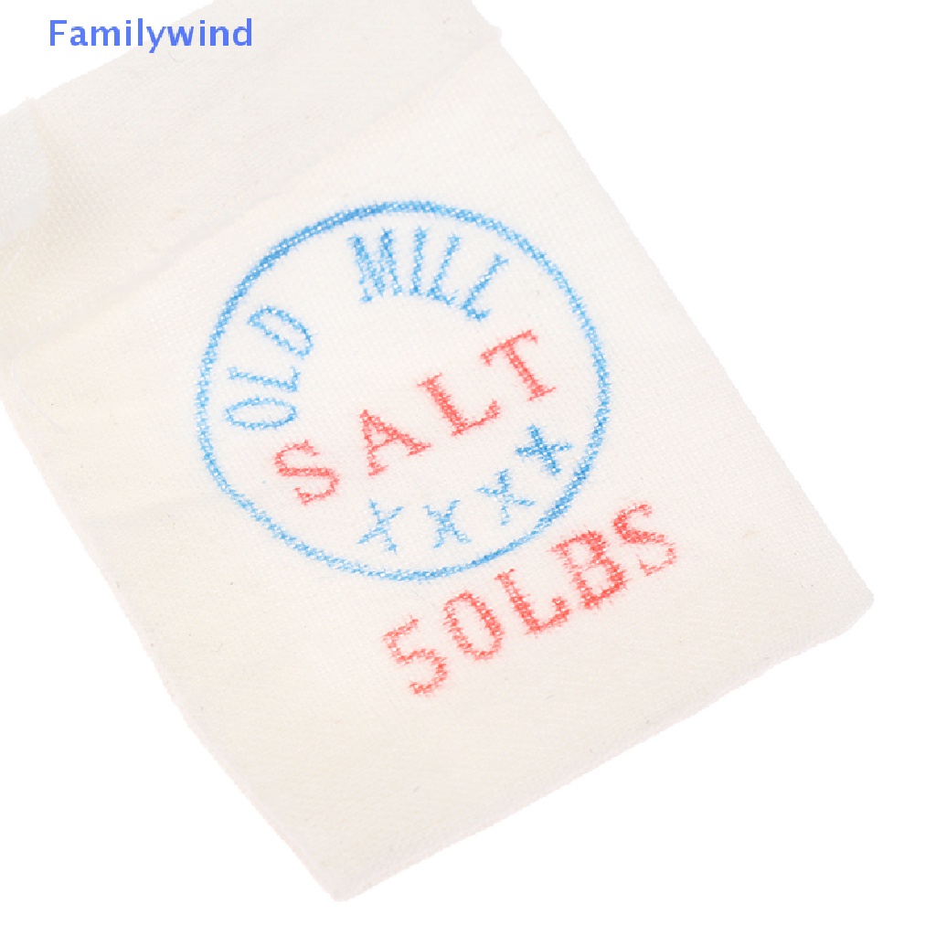 Set 3 Túi Rỗng Đựng Đường / Muối Bột 1: 12 Trang Trí Nhà Búp Bê