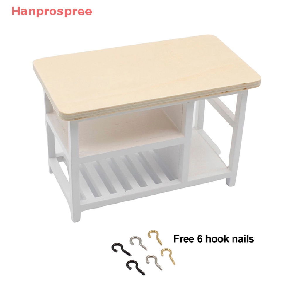 Hanprospree > Giỏ Đựng Đồ Dùng Nhà Bếp Nhiều Tầng Có Móc Treo Trang Trí Nhà Búp Bê 1: 12 Tốt