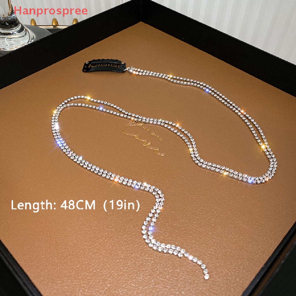 Kẹp Tóc Tua Rua Dài Đính Đá Pha Lê Toàn Diện Cho Nữ