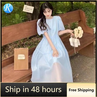 Đầm Công Chúa Tay Phồng Thời Trang Mùa Hè Cho Nữ