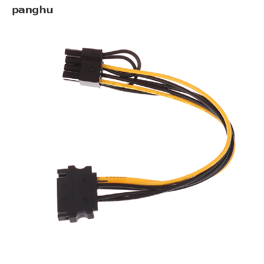 1 Cáp Chuyển Đổi Nguồn PCI-E 15Pin SATA Male Sang 8Pin (6 + 2) 20cm
