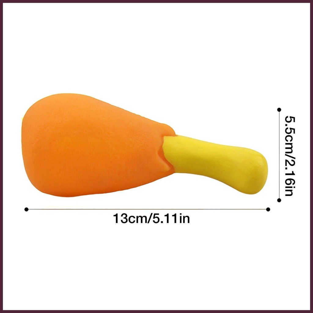 Bộ 4 Đồ Chơi Nhai Gặm Hình Đùi Gà Cho Thú Cưng