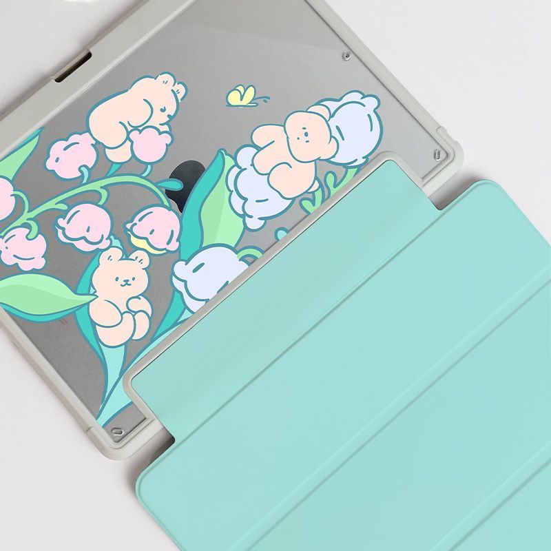 Ốp Máy Tính Bảng Bằng Acrylic Có Ngăn Đựng Bút Cho iPad gen 9 iPad gen 10 2022 iPad 2021 Pro 11 2019 2020 10.2