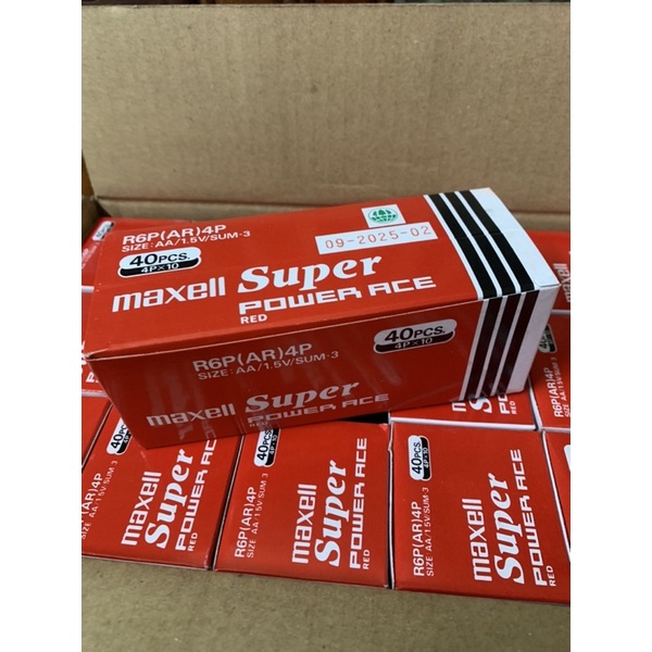 20 Viên Pin Maxell, 5 Vỉ 4 Viên Pin Tiểu Maxell, 1 Vỉ Pin 2A Maxell