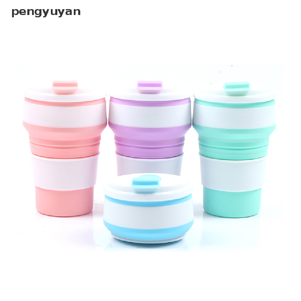 Cốc Uống Cà Phê Bằng Silicone Có Thể Gấp Gọn Dùng Khi Đi Cắm Trại