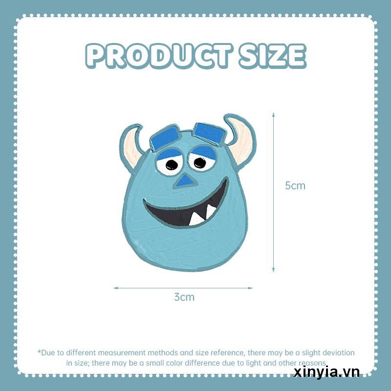 Ghim Cài Áo Chất Liệu Acrylic Mềm Họa Tiết Hoạt Hình Dễ Thương