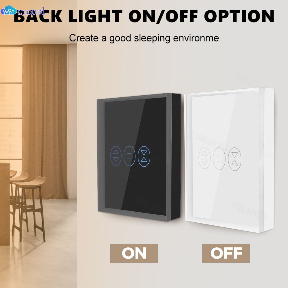 Công Tắc Cửa Cuốn Thông Minh Tuya, Công Tắc Cửa Cuốn Tuya Wifi, Ứng Dụng Đóng Mở Từ Xa Nút Cảm Ứng Cloud1