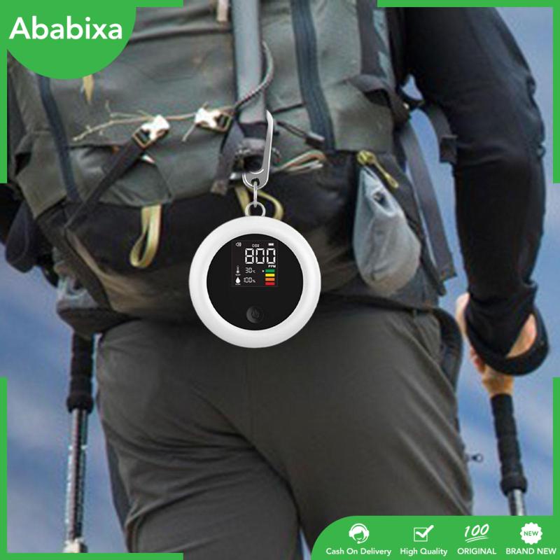 [Ababixa] Máy Kiểm Tra Chất Lượng Không Khí Cacbon Dioxide CO2 Phân Tích Thời Gian Thực Đa Chức Năng Cho Xe