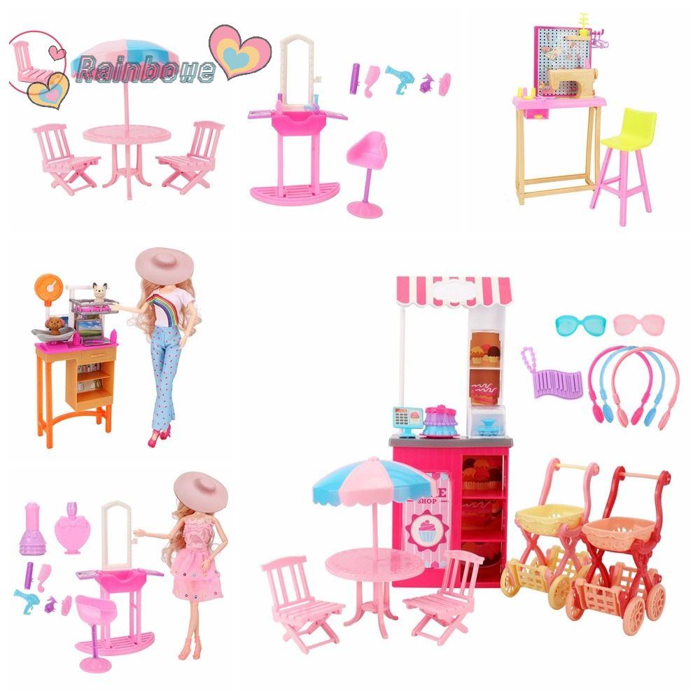 1 Bộ Cầu Vồng Đồ Chơi Cho Nhà Búp Bê 11inch / 30cm