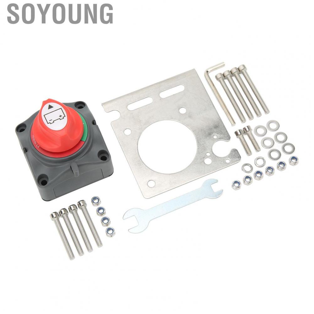 Soyoung Marine Battery Disconnect Switch  Wide Application 12-48V ABS for ATV