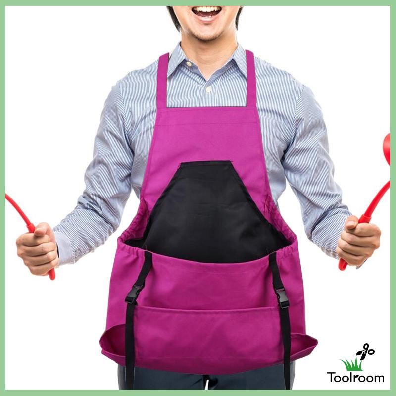 Tạp Dề Làm Vườn Có Túi Tháo Gỡ Nhanh