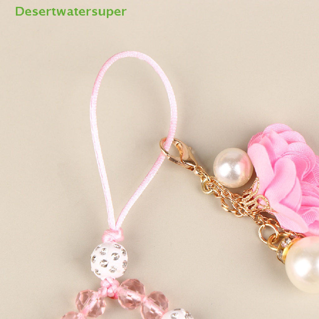 Dây Đeo Điện Thoại / Chìa Khóa / Vòng Tay Chuỗi Hạt Chống Thất Lạc Hình Hoa Xinh Xắn