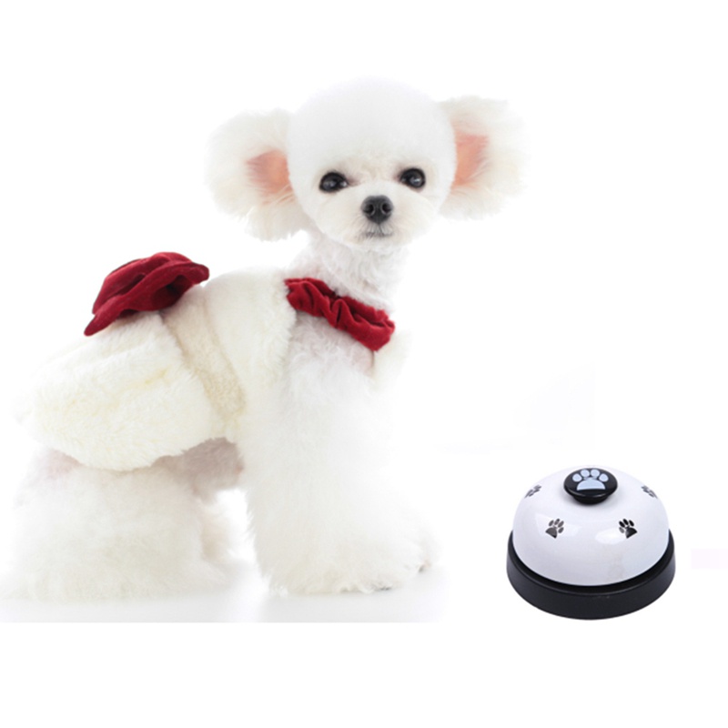 Set 3 Món Đồ Chơi Huấn Luyện Thú Cưng Họa Tiết Dấu Chân Chó Có Chuông