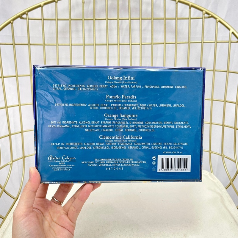Bộ Bốn Nước Hoa Atelier CologneEDT