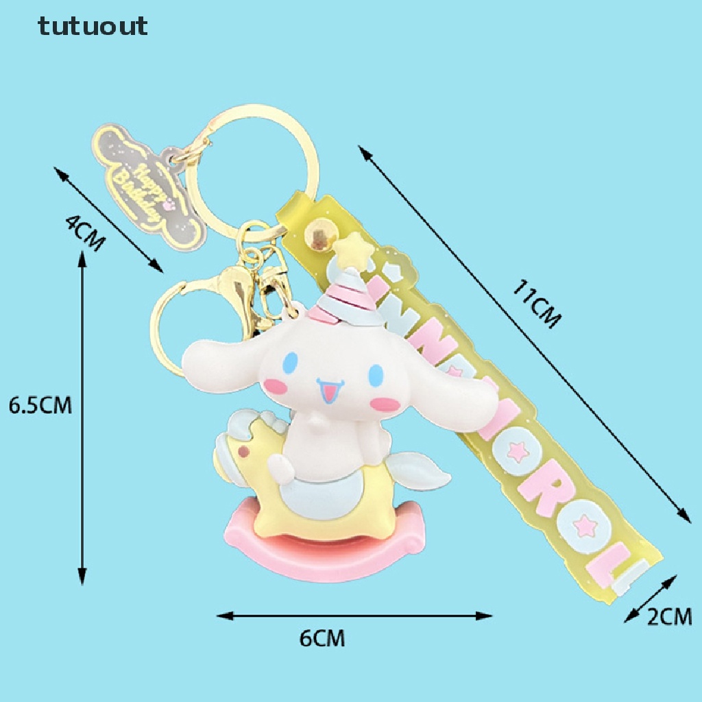 Móc Khóa Búp Bê Hoạt Hình Bằng Pvc Dễ Thương