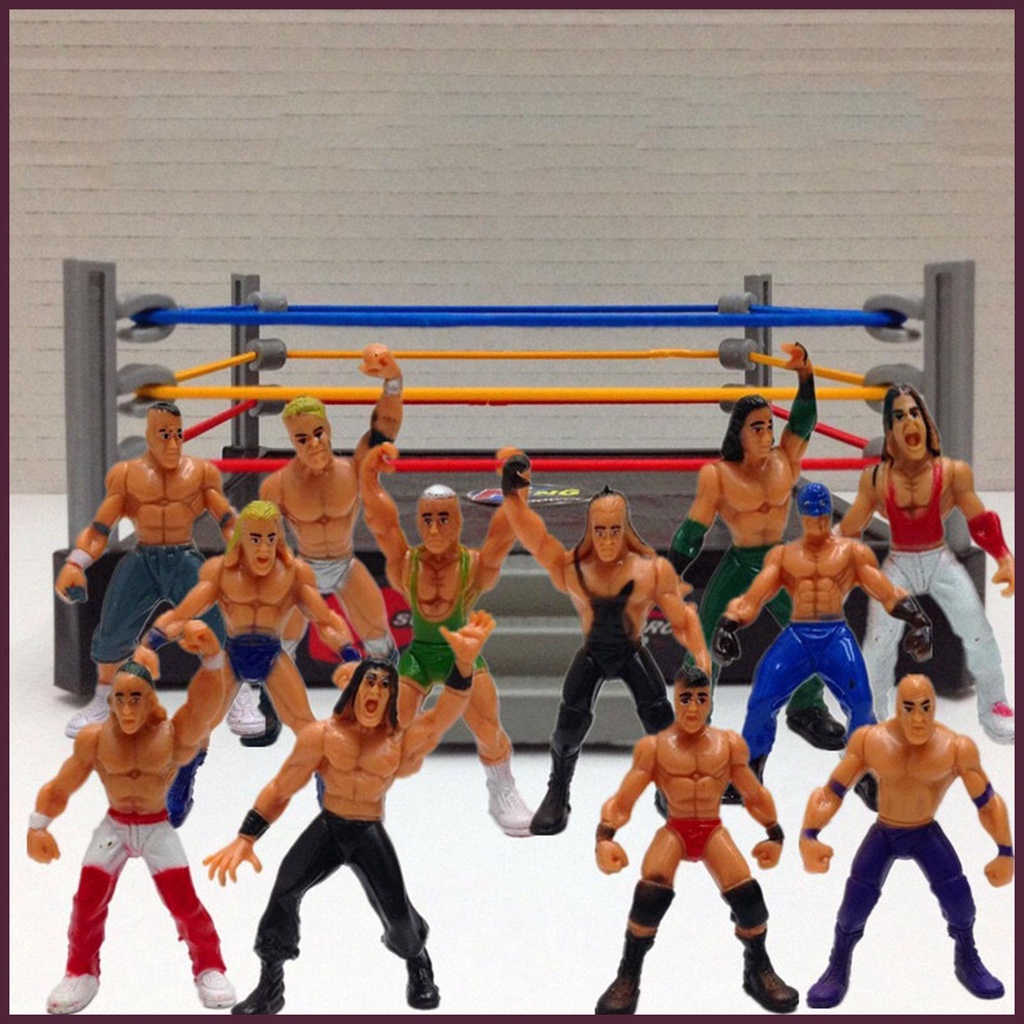 Đồ Chơi Mô Hình Wrestling Kèm Nhẫn Và Phụ Kiện Vui Nhộn Cho Bé