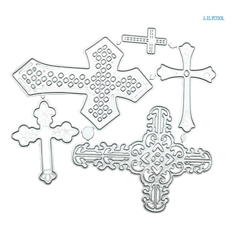Khuôn Cắt Giấy Kim Loại Hình Chữ Thập Độc Đáo