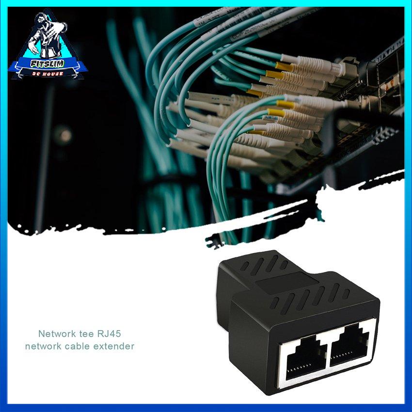 1 Đến 2 Cách Rj45 Ethernet LAN Bộ Chia Mạng Đôi Cổng Chuyển Đổi Khớp Nối Kết Mở Rộng Cắm [U/24]