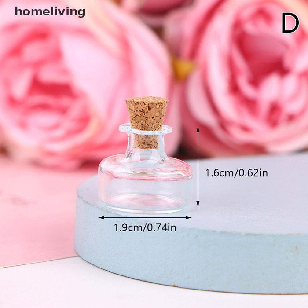 Lọ Thủy Tinh Đựng Kẹo Có Nút Bần Tỉ Lệ 1: 12 Trang Trí Nhà Búp Bê