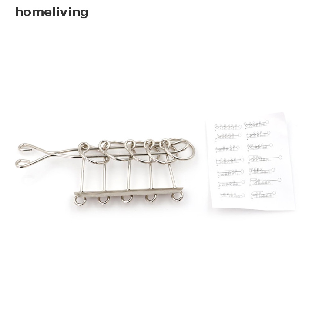 Đồ Chơi Xếp Hình 5 Vòng Liên Kết Bằng Dây Và Kim Loại Giáo Dục Cho Bé