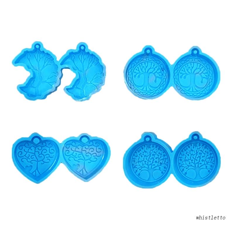 Set 1 / 4 Khuôn Làm Móc Khóa Hình Cây Sự Sống