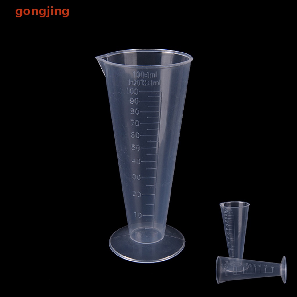 Cốc Đong Bằng Nhựa Trong Suốt Có Thước Đo Thể Tích 50ml / 100mlCốc Nhựa Đo Lường 50ml 100ml Tiện Dụng Cho Phòng Thí Nghiệm / Nhà Bếp1 Cốc Đong 1 Cốc Bằng Nhựa