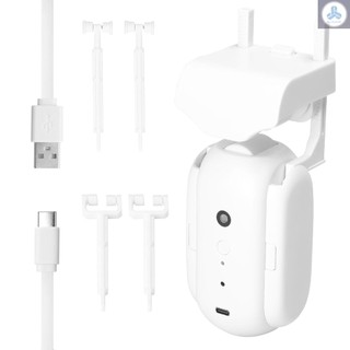 1pc Tuya Smart Curtain Motor BT Voice Control Switch Electric Curtain Robot APP Control Timer Setup Compatible with Alexa Google Home for Roman Rod