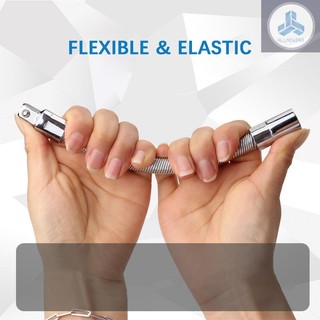 3Pcs Flexible Socket Extension Cables 1/4 3/8 1/2 Flex Socket Extension Bar Set Drive Light Impact Extender