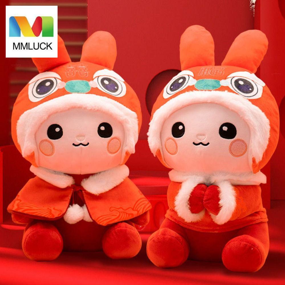 Búp Bê Thỏ May Mắn Nhồi Bông Mềm Mại Nhiều Màu Sắc Dành Cho Bé Gái