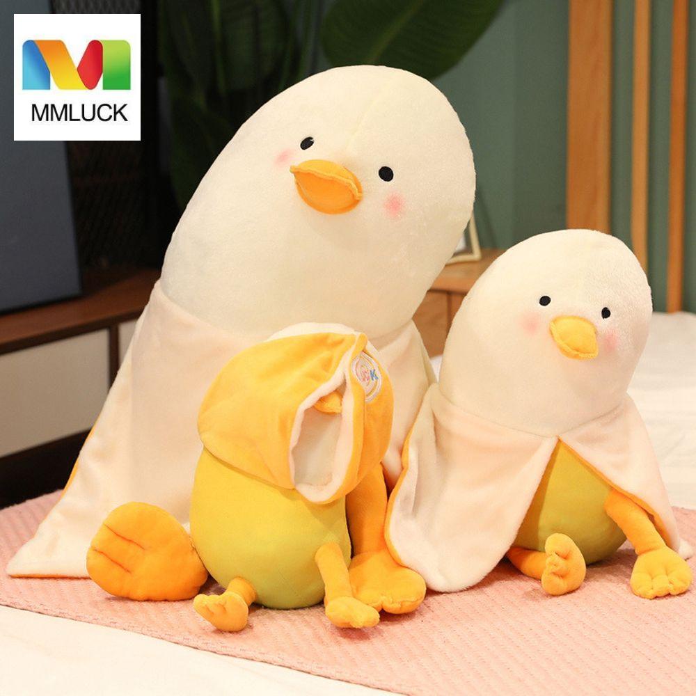 Chú Vịt Nhồi Bông Mềm Mại Đáng Yêu Trang Trí Nhà Cửa