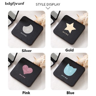 Gương Trang Điểm Mini Hình Vuông Gấp Gọn Tiện Dụng