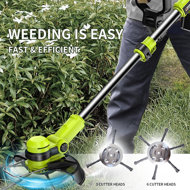 Set 2 Bánh Xe Dây Thép 6 Inch Chuyên Dụng Cho Máy Cắt Cỏ