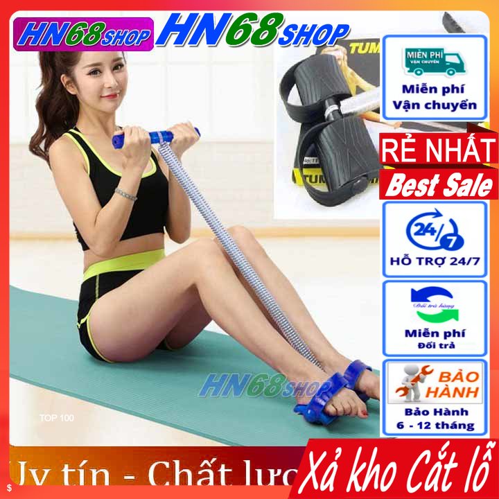 Dụng cụ Dây Kéo Lò xo Tummy Trimmer Đàn Hồi Kháng Lực Dây Cao Xu Đa Năng Tập Gym Thể Dục Tập Bụng Eo Mông
