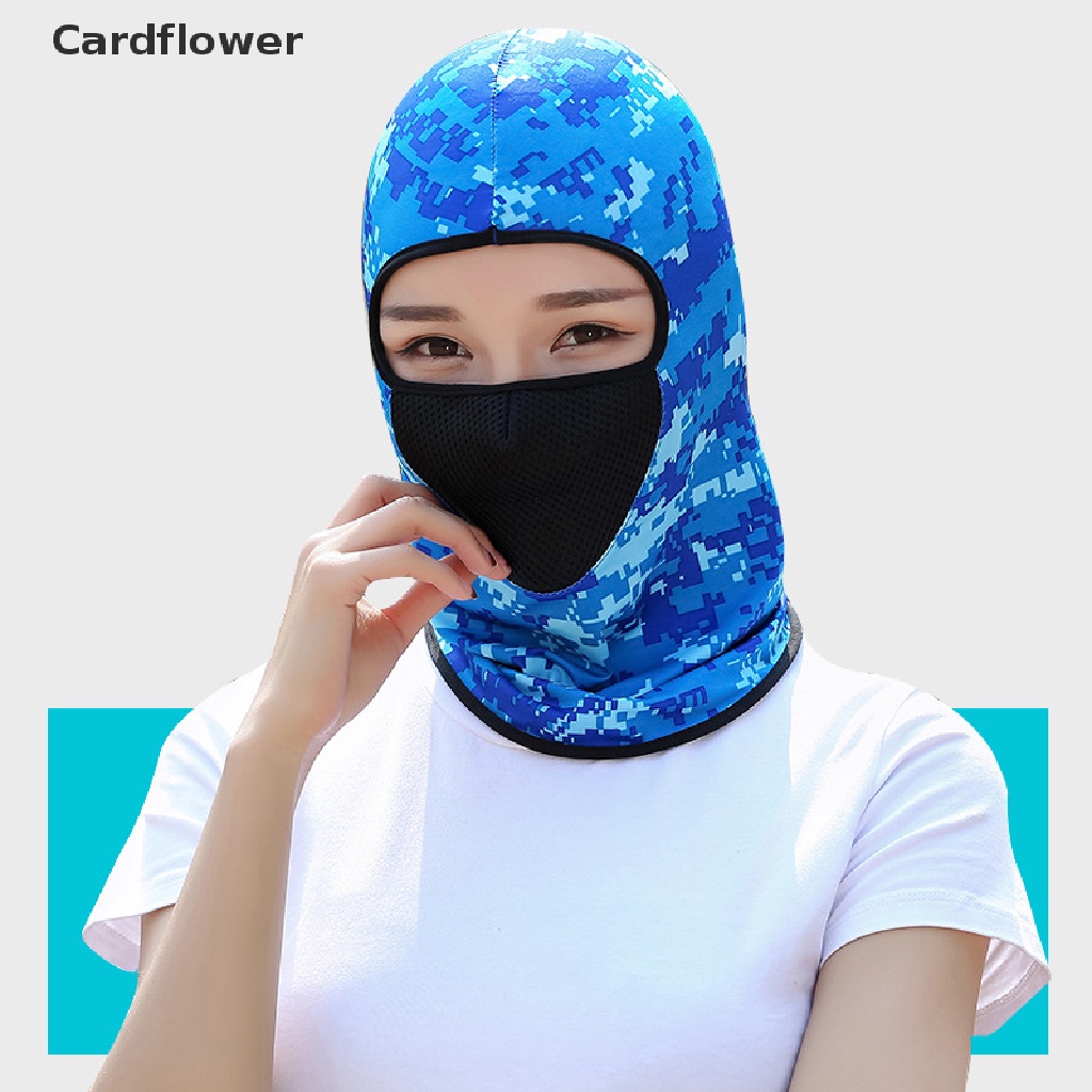 < Cardflower > Mặt Nạ Balaclava Thoáng Khí Che Mặt Và Cổ Cho Mũ Bảo Hiểm Xe Máy Đi Xe Đạp Hàng Giảm Giá