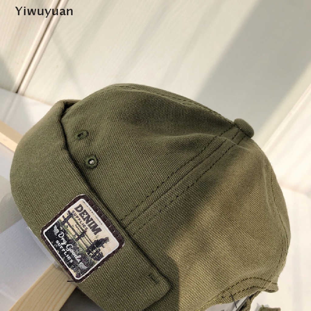 < Yiwuyuan > Mũ Bucket Quấn Vành Không Vành Giữ Ấm Phong Cách Thủy Thủ Cổ Điển Cho Nam Và Nữ