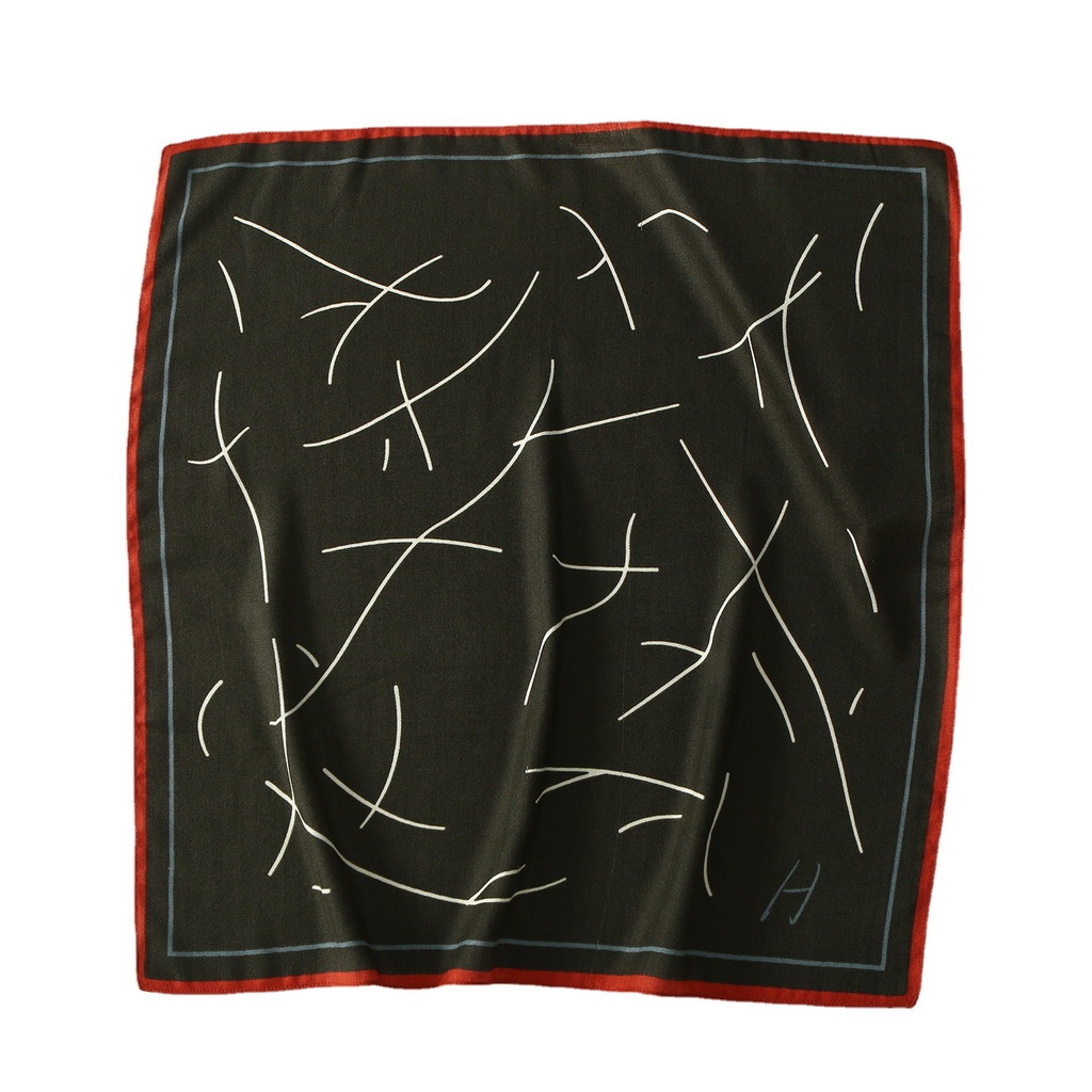 Khăn Choàng Cổ Hình Vuông Cỡ Nhỏ Chất cotton Lanh Thời Trang Xuân Hè Kích Thước 65 * 65cm Cho Nữ