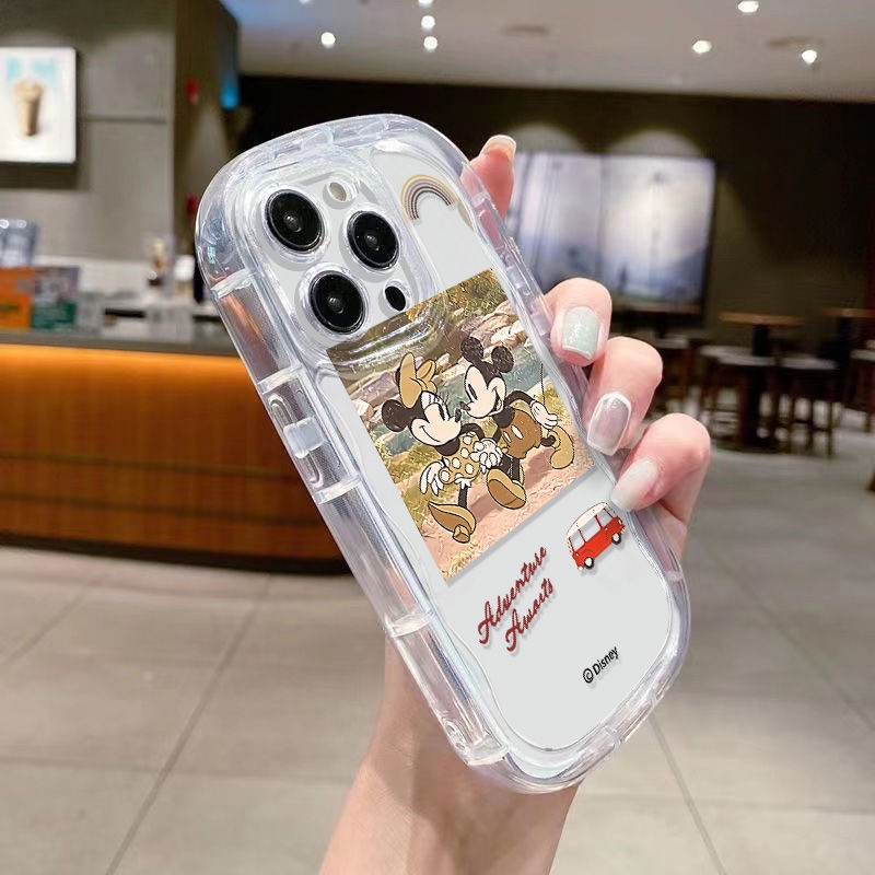✅Ốp Điện Thoại Mềm Trong Suốt Chống Sốc Hình Mickey Minnie Cho iPhone1412 / / / / / 8p13xs xr 117