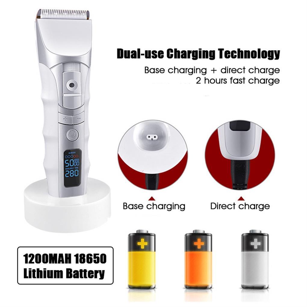 Tông Đơ Điện Cắt Tóc Có Thể Sạc Lại Cho Nam Nữ