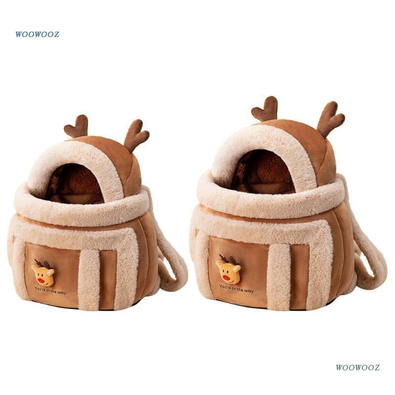 Túi Đựng Tuần Lộc / Mèo Nhồi Bông Giữ Ấm Tay Tiện Dụng Mang Theo Du Lịch