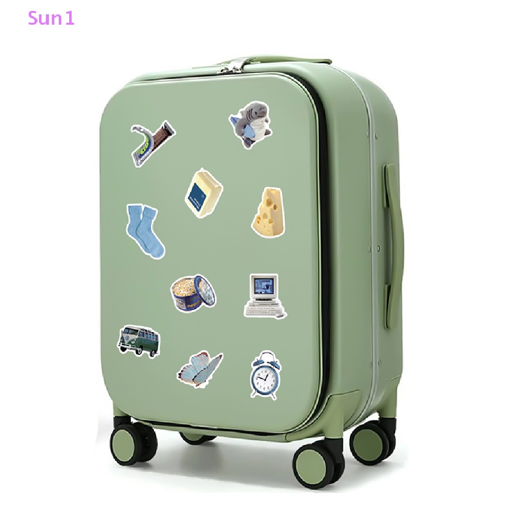 Túi 50 Miếng Dán Chống Nước Sun1 > 50 Cái Trang Trí Laptop / Xe Hơi / Điện Thoại / Va Li Phong Cách Kawaii