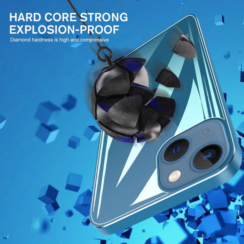 Kính Cường Lực 9H Bảo Vệ Mặt Trước Và Sau Cho iPhone 14 13 12 11 Pro MAX Plus 14Plus 13Mini 12Mini