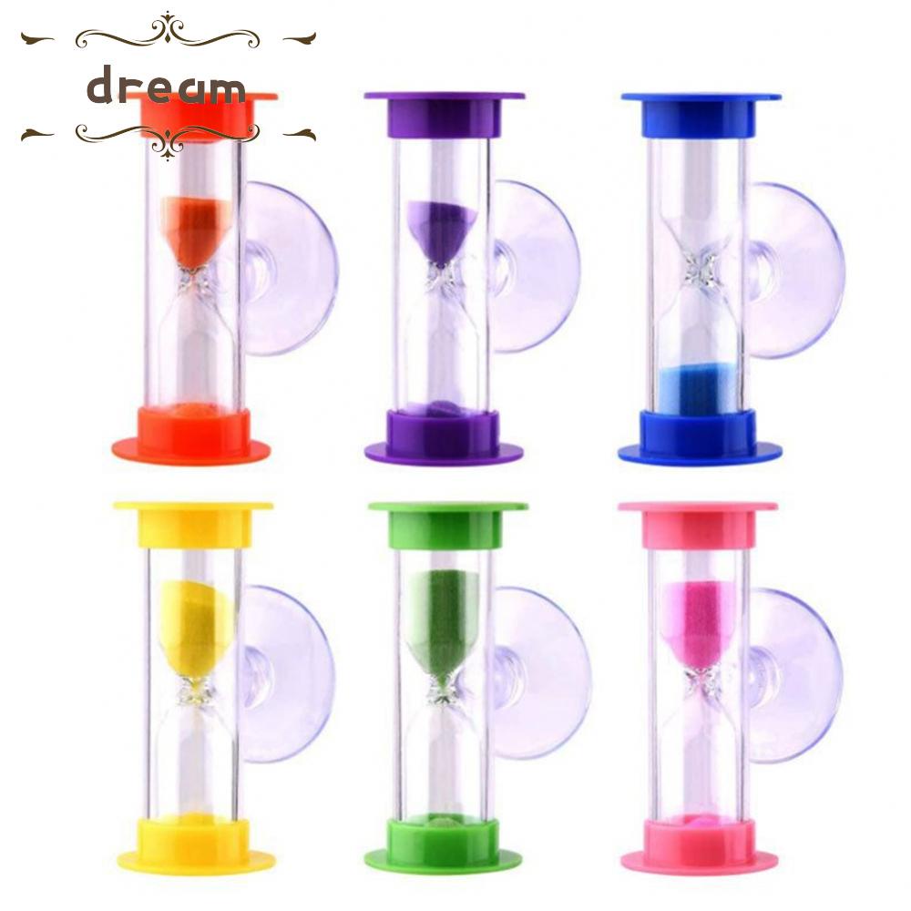 【DREAMLIFE】Timer Hourglass Brushing Rotation Children Hourglass Printing Crafts Hourglass
