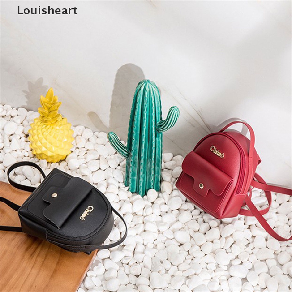 Ba Lô Da PU Louisheart Mini Đa Năng Thời Trang Cho Nữ