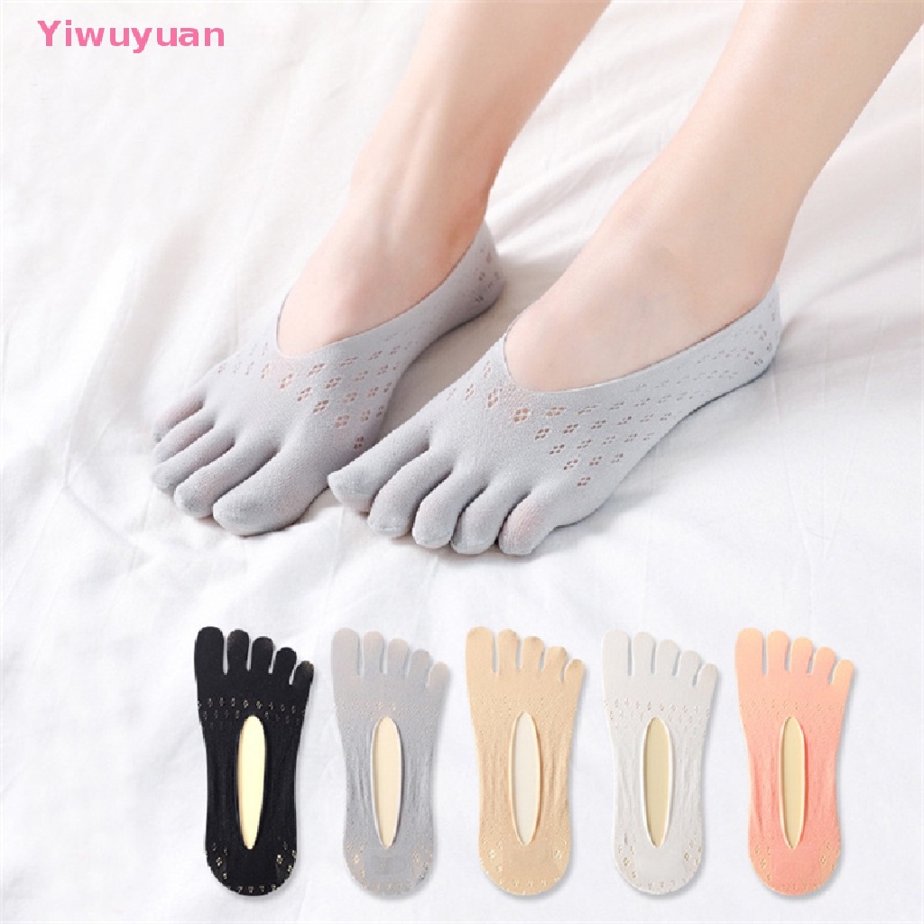 < Yiwuyuan > Vớ Silicon Mỏng Năm Ngón Chống Trượt Thời Trang Dành Cho Nữ Mới