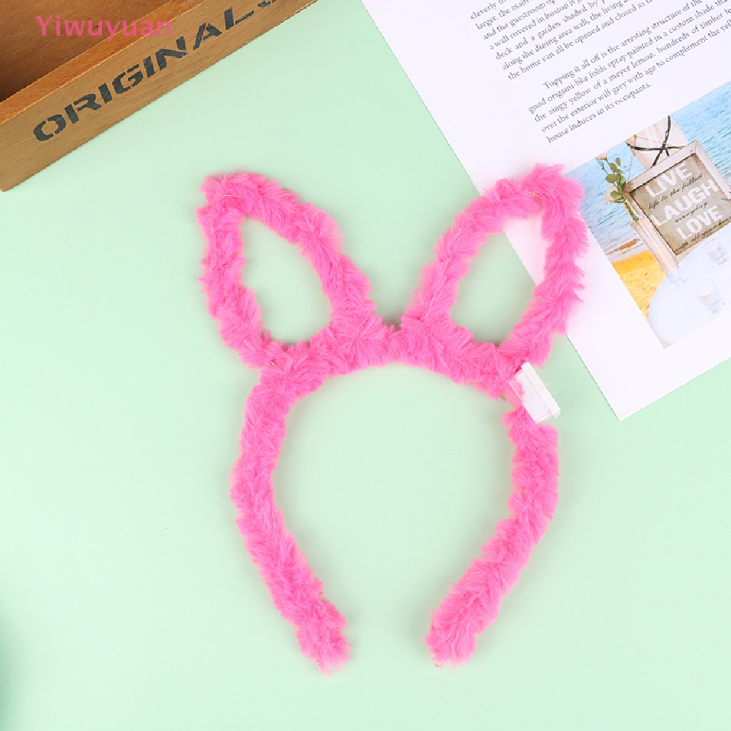 Băng Đô Tai Thỏ Có Đèn LED 10 Bóng Cho Bé Mới