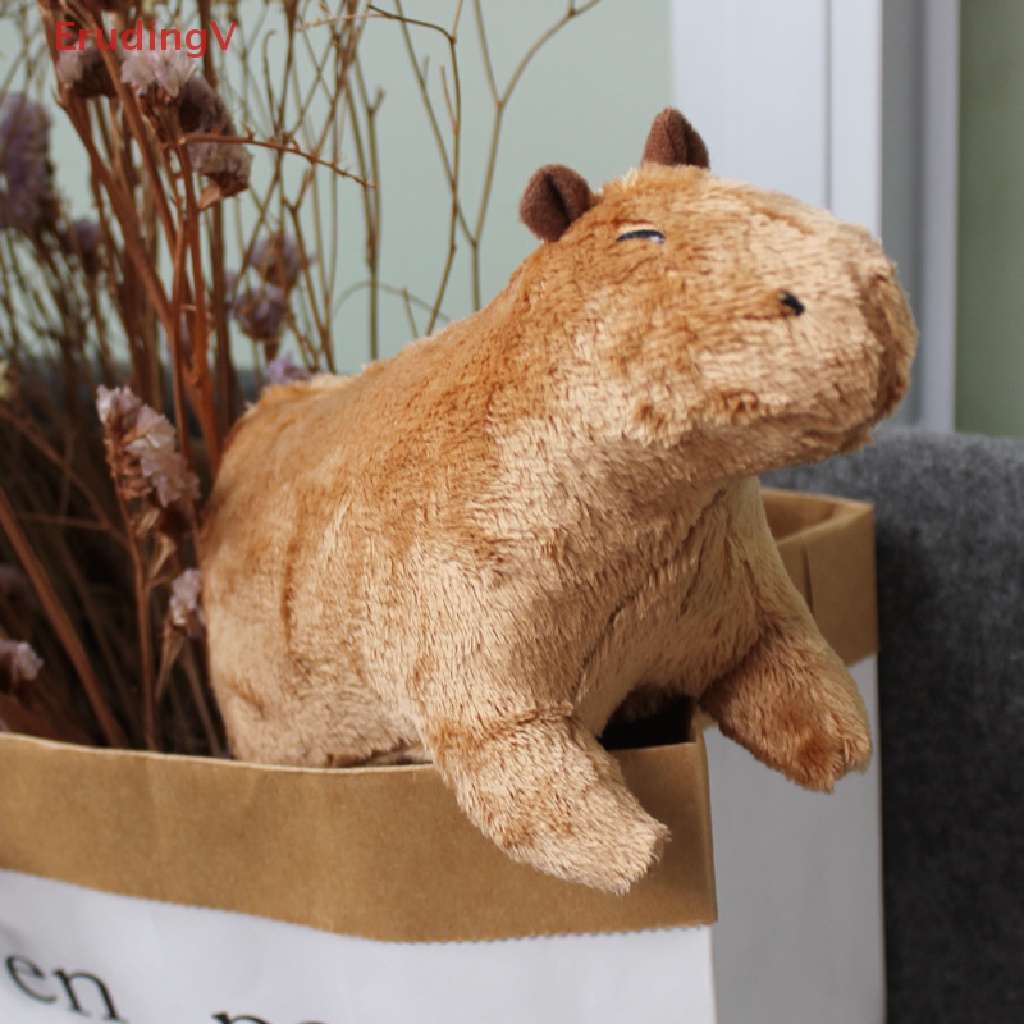 [ErudingV] Đồ Chơi Búp Bê Capybara Nhồi Bông Dễ Thương Dùng Làm Quà Tặng Sinh Nhật
